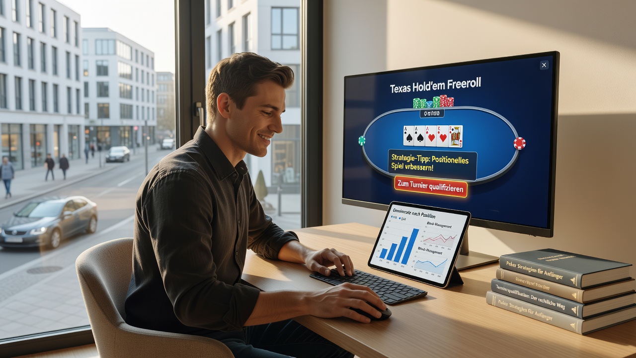 Darstellung von Strategie-Tools und Qualifikationswegen zu deutschen Poker-Turnieren